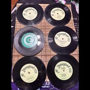 Lot of 10 Childrens Mini Record Vinyls (Mostly Disneyland)
